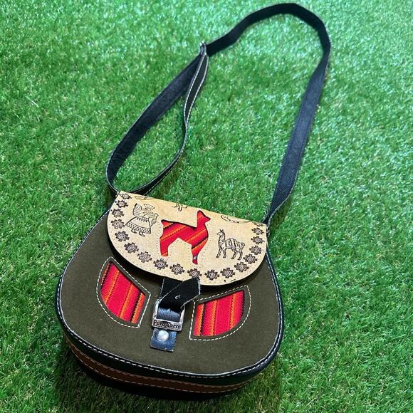 Paulo Cuervo Handcrafted Peruvian Style Satchel HandBag - Picture 1 of 6